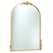 Creative Design Filigree Accent Arch Framed Wall Mirror - 32.75" - Gold